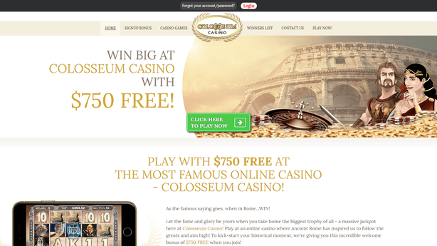 colosseum casino Jouabilité